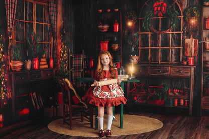 Grandma's Christmas Kitchen Room