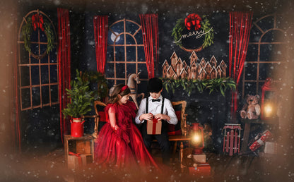 Joyful Holiday Moonrise Room