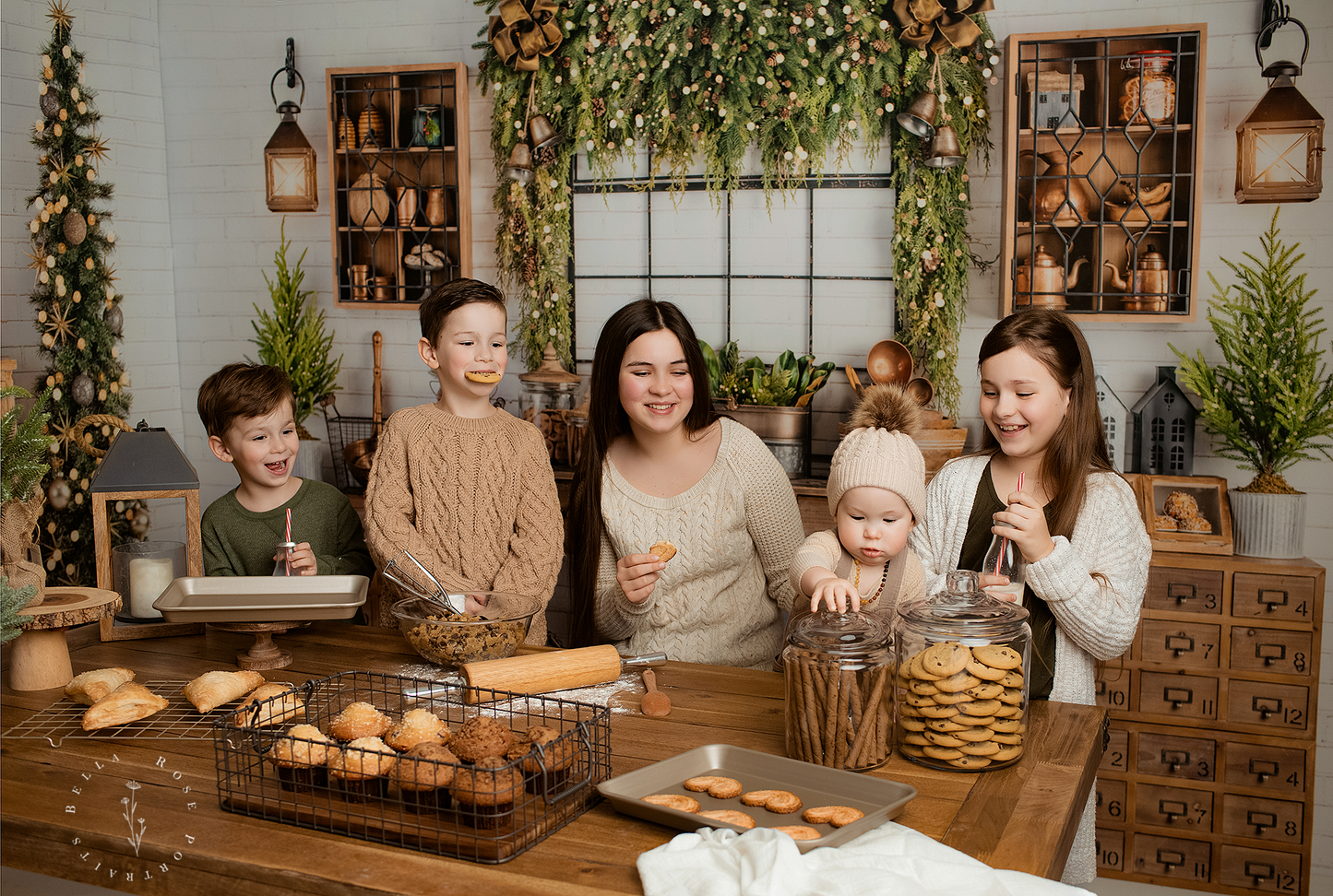 Vintage Holiday Kitchen 2pc Room