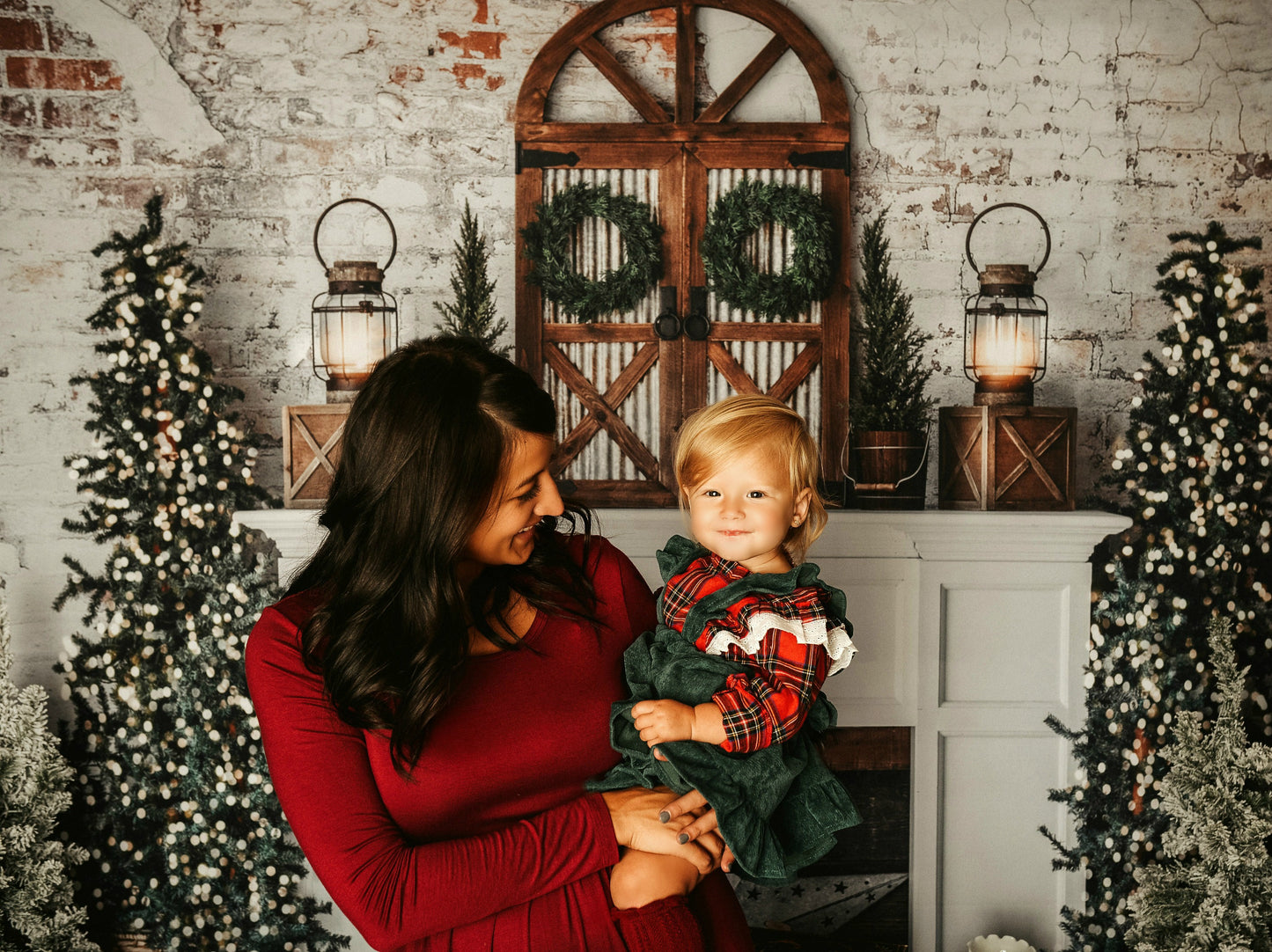 Vintage Rustic Holiday Room