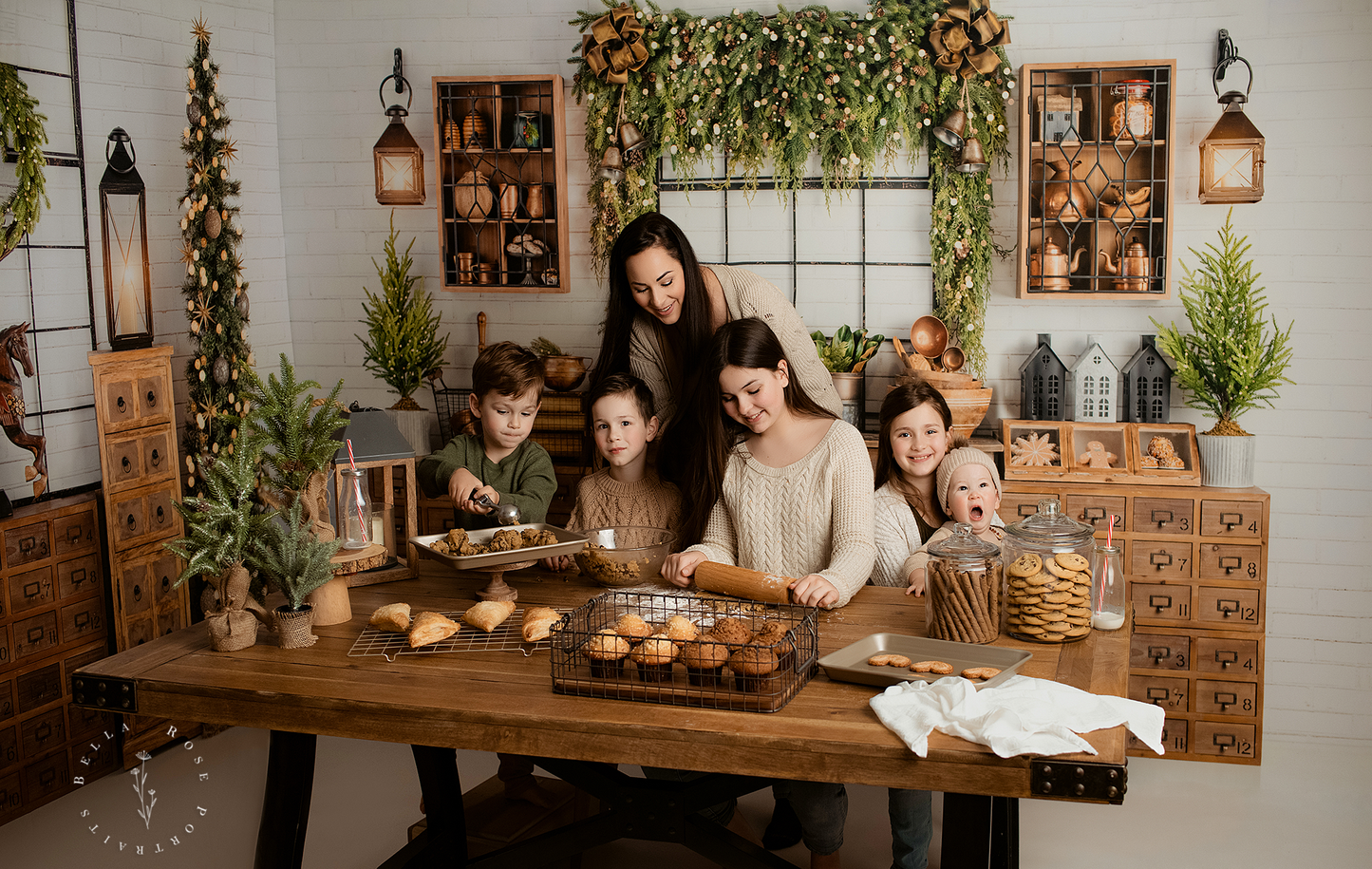 Vintage Holiday Kitchen 2pc Room