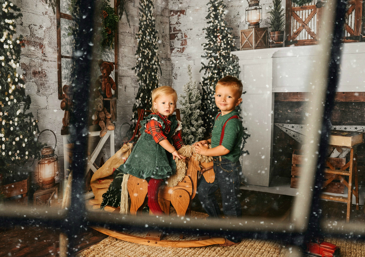 Vintage Rustic Holiday Room