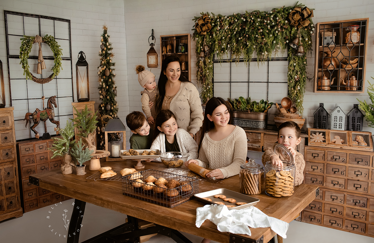 Vintage Holiday Kitchen 2pc Room