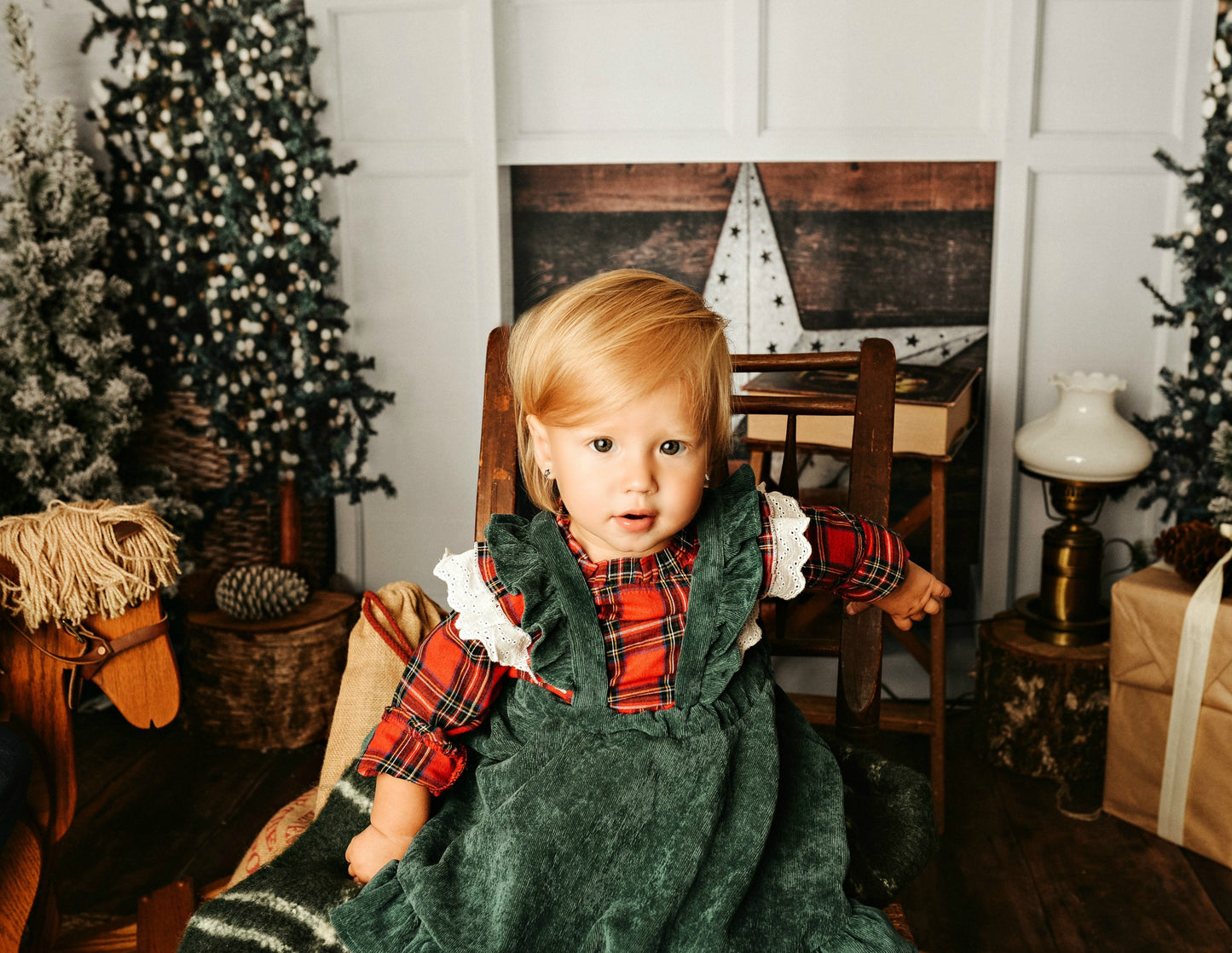 Vintage Rustic Holiday Room