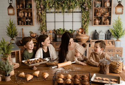 Vintage Holiday Kitchen