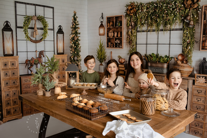 Vintage Holiday Kitchen 2pc Room