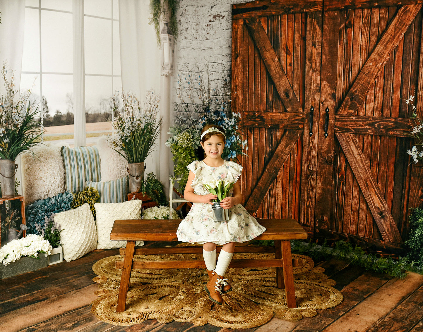 Marsha Wood Planks Mat Floor