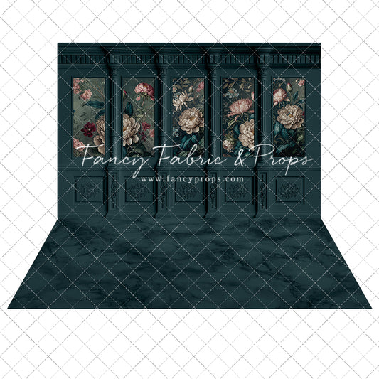 Moody Teal Wall 2pc Set