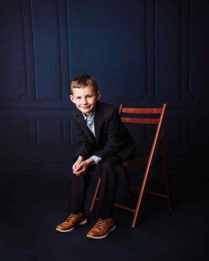 Midnight Wainscoting Wall