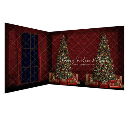Elegant Crimson Holiday 2pc Room