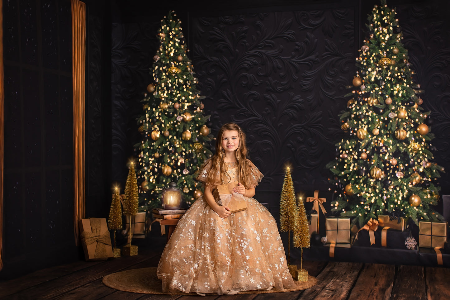 Elegant Moody Christmas 2pc Room