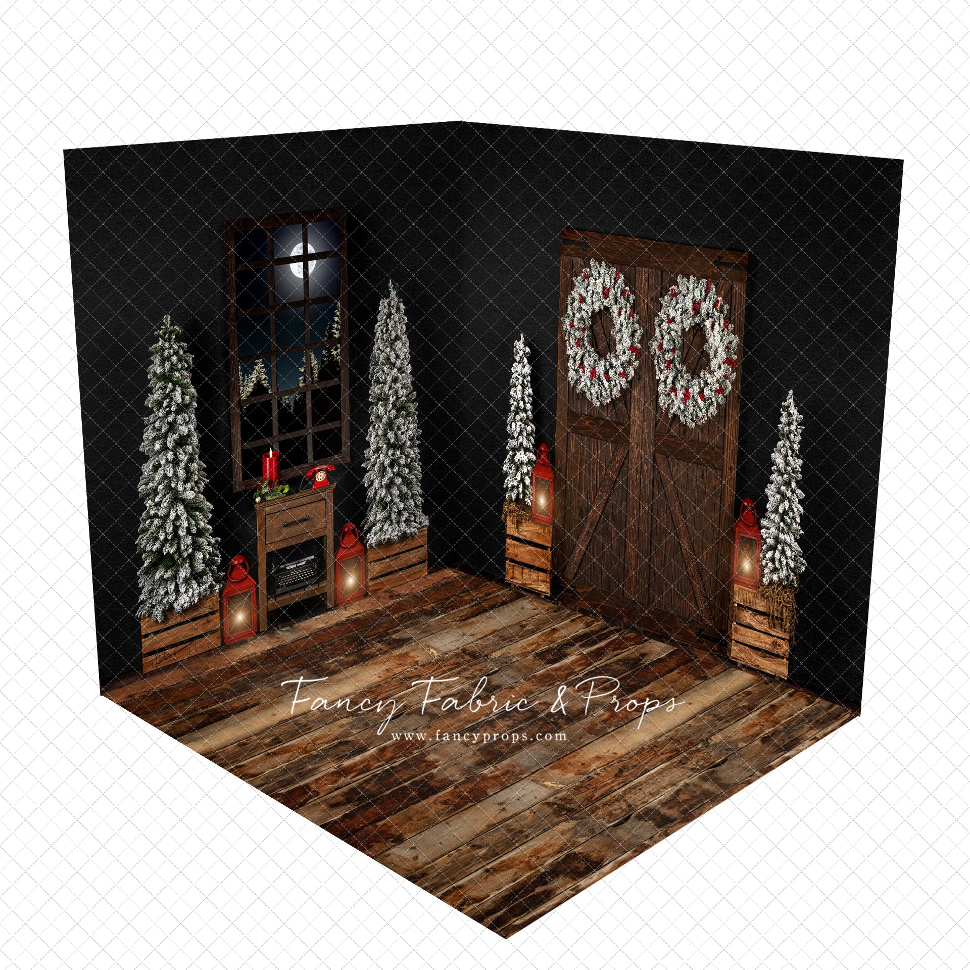 Slumber Props Elegant Slumber Mini 6ft Room – Fancy Fabric & Props