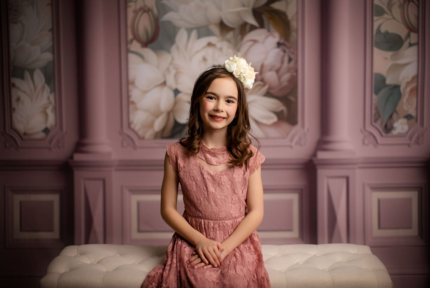 Enchanting Dream Rose Wall - With Sweep Option