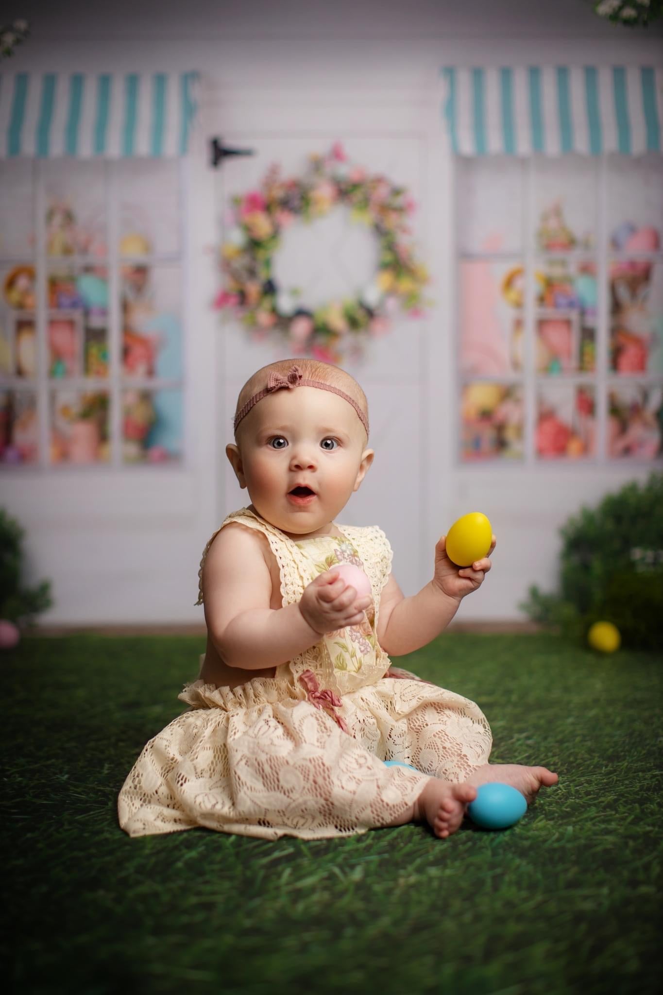 Little Easter House 60x50" - Littles Collection