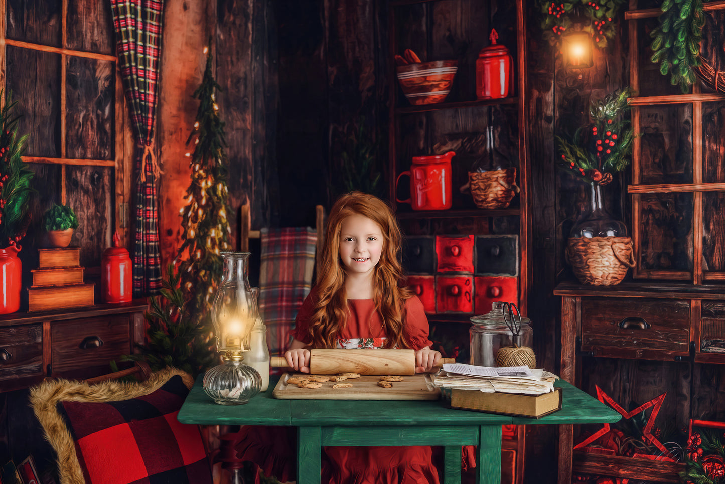 Grandma's Christmas Kitchen Room