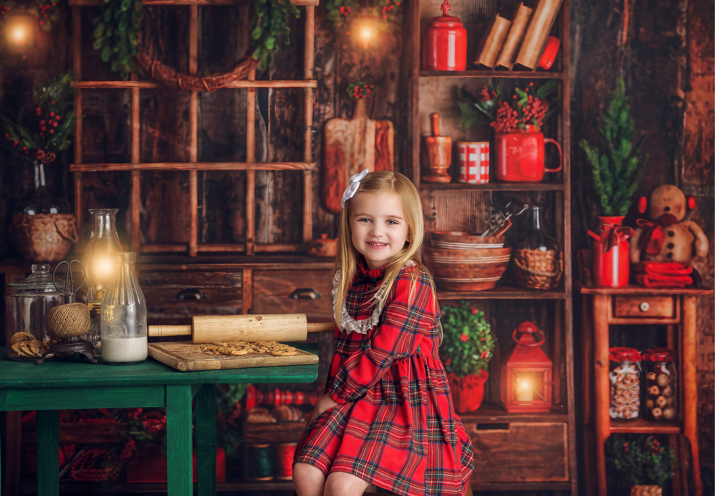 Grandma's Christmas Kitchen Room