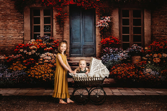 Floral Villa Entrance
