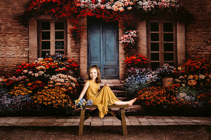 Floral Villa Entrance