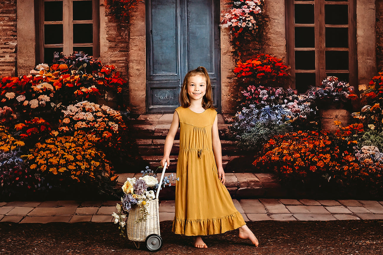 Floral Villa Entrance