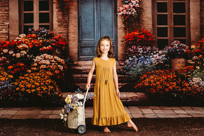 Floral Villa Entrance