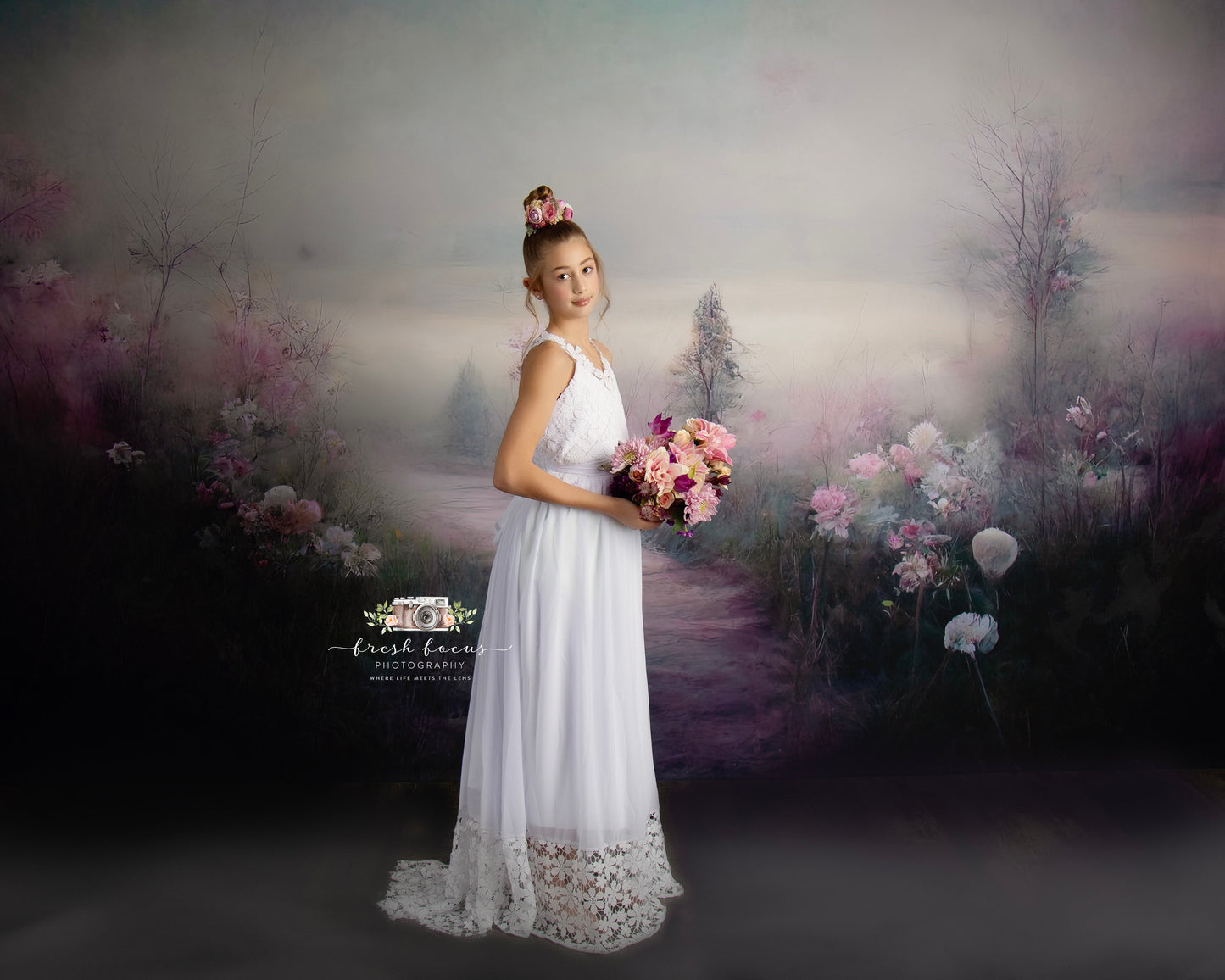 Foggy Floral Morning