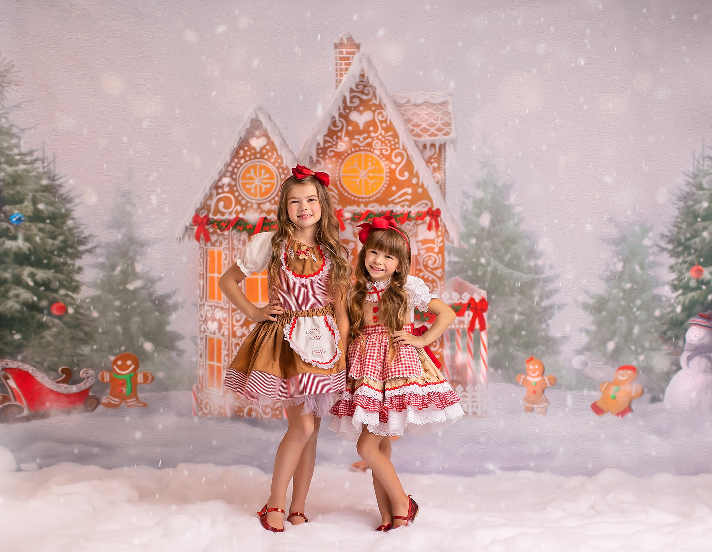 Frosty Gingerbread House