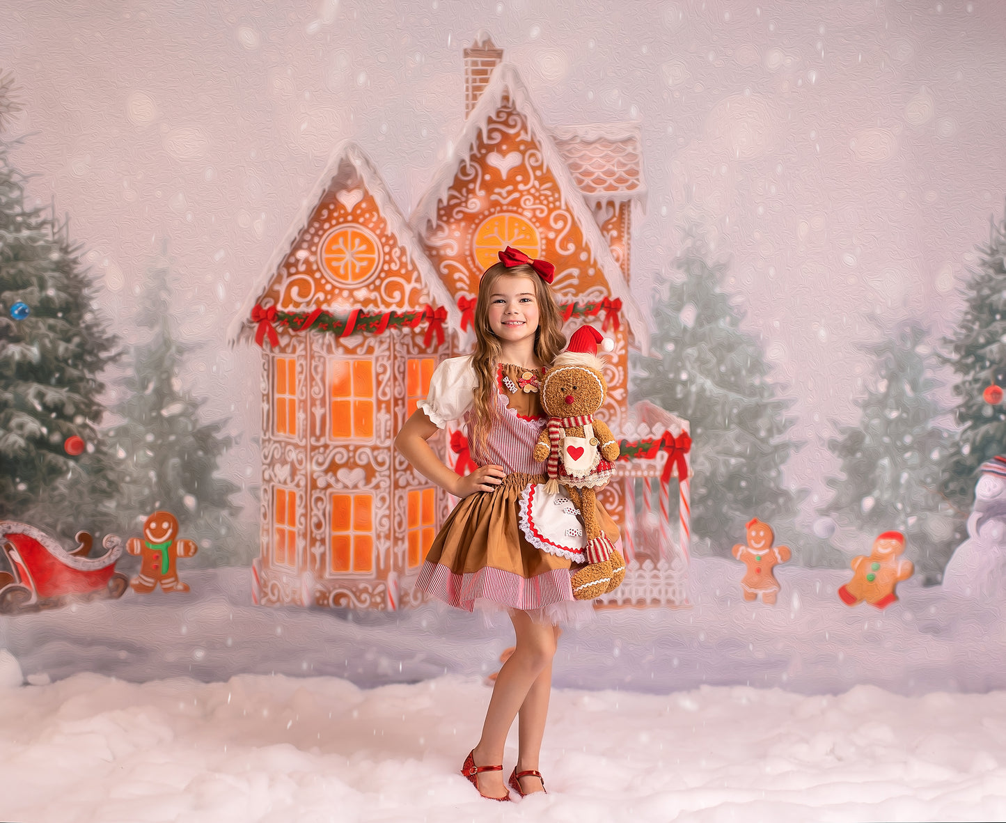 Frosty Gingerbread House