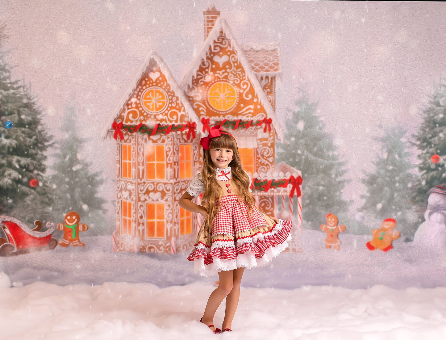 Frosty Gingerbread House