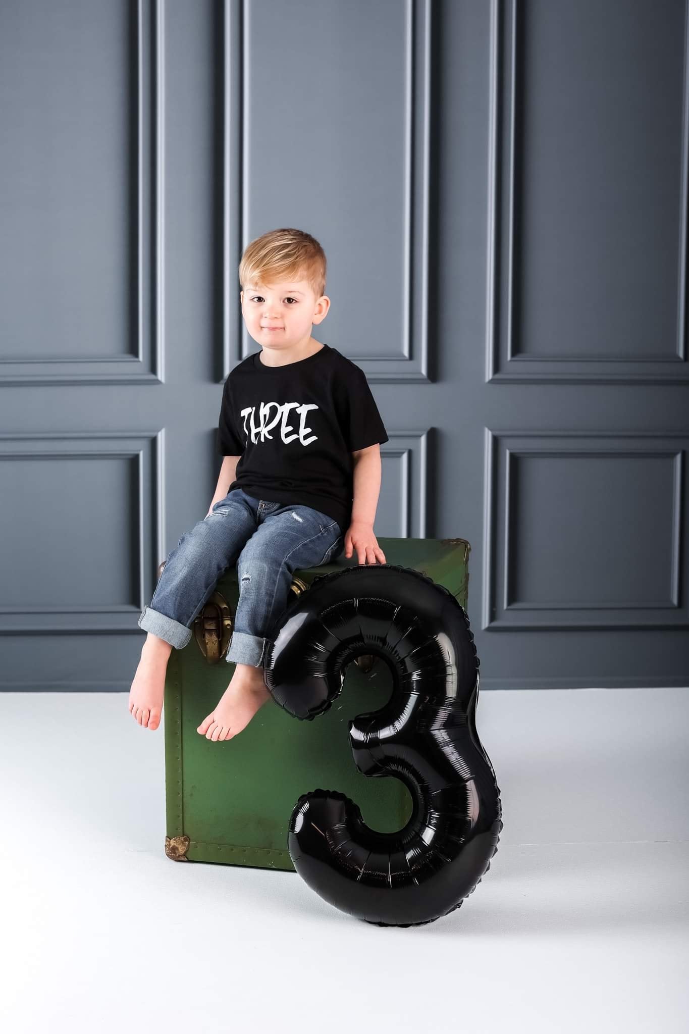 Gray Wainscoting Wall