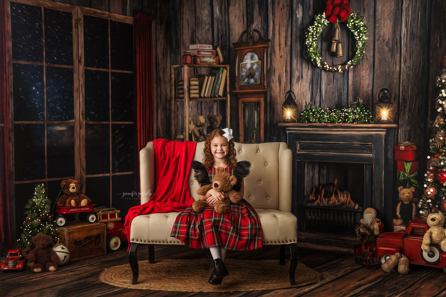 Serene Holiday Gathering Room