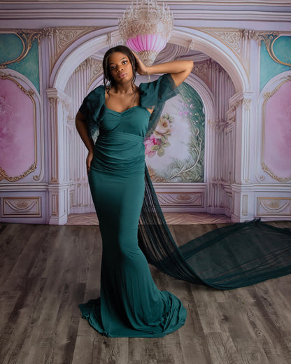 Floral Florence Parlor - With Sweep Option