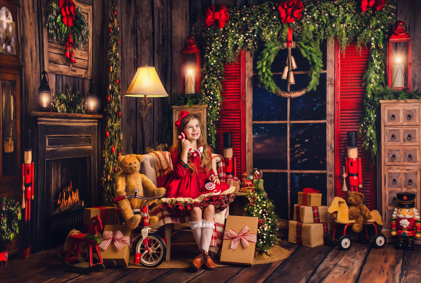 Jingle By The Fireplace Room