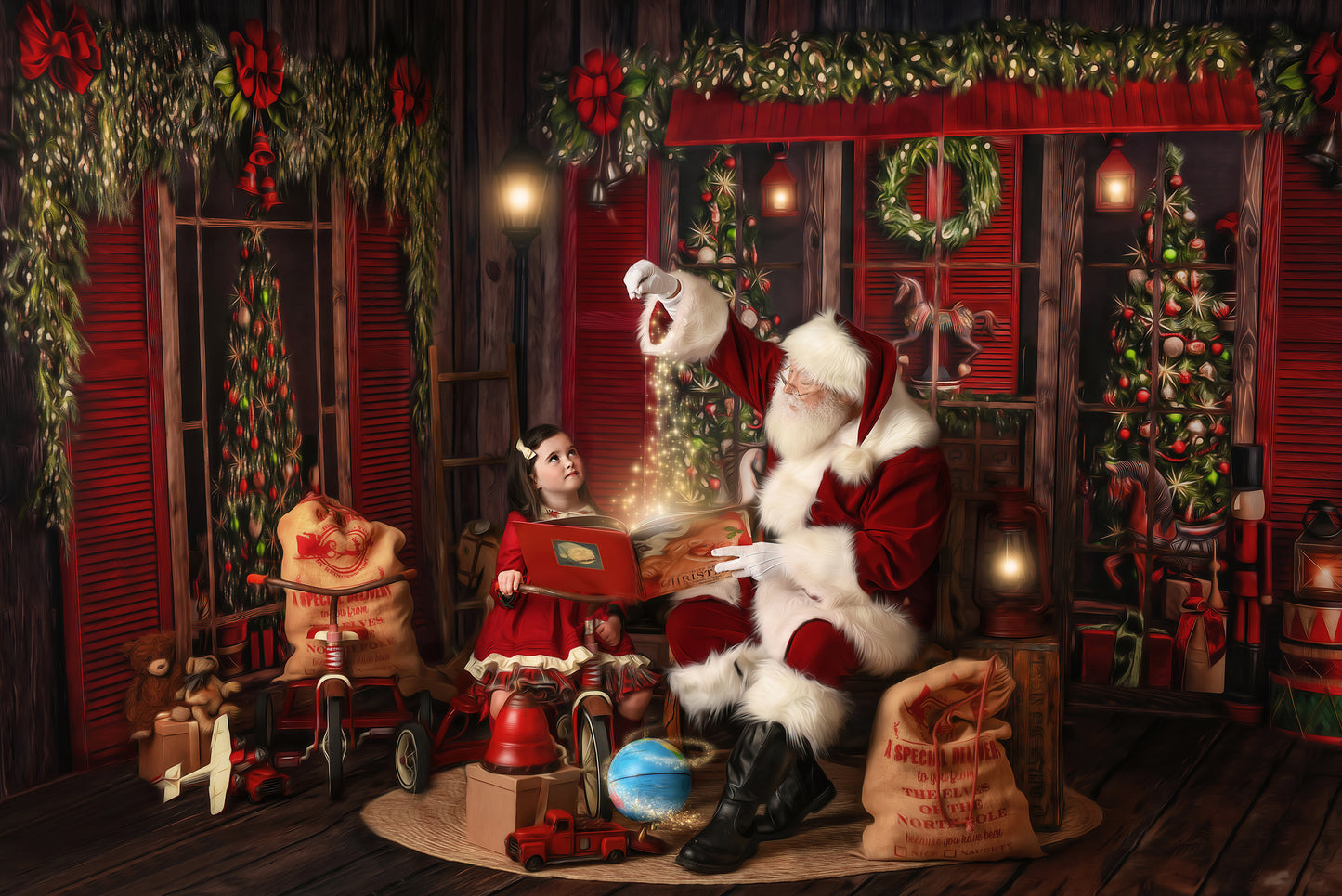 Joyful Holiday Entry Room