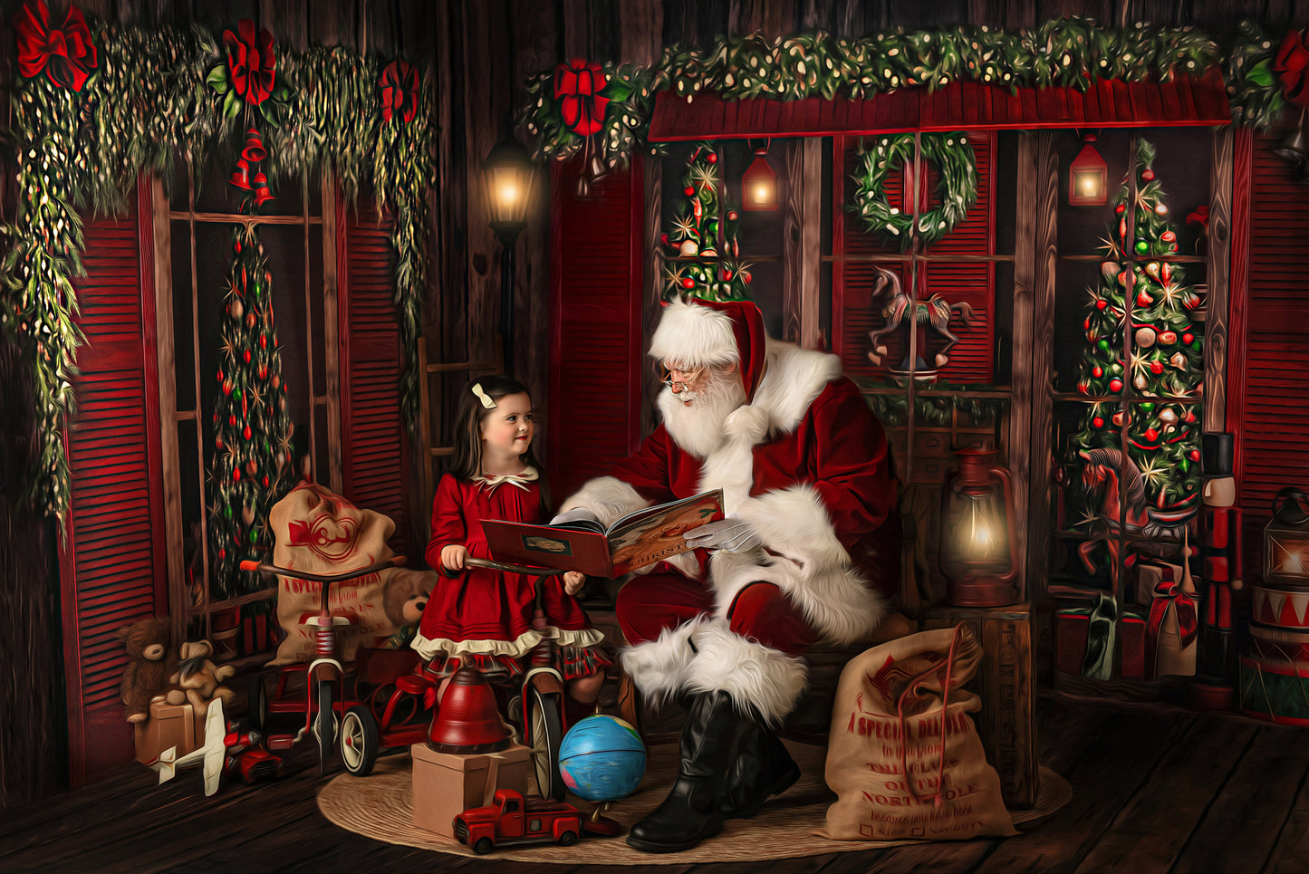 Joyful Holiday Entry Room