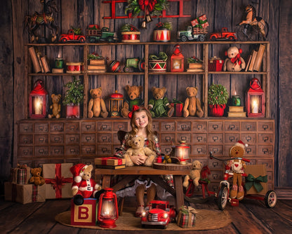 Santa's Serene Workshop Room