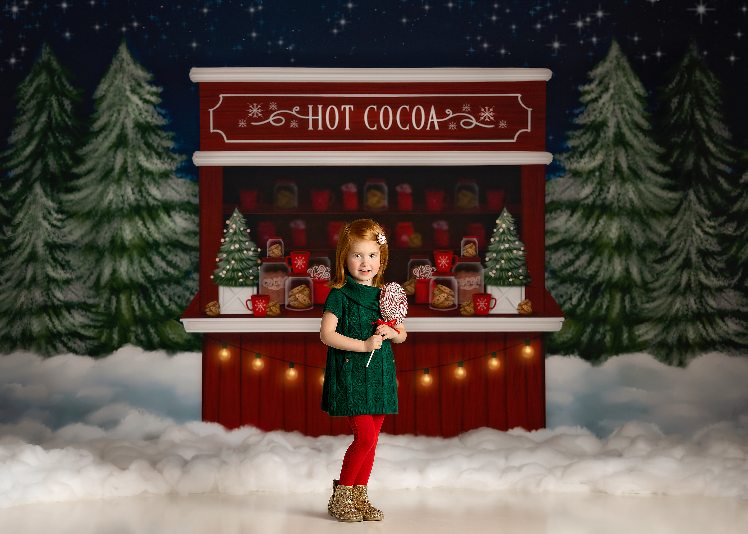 Second Life Marketplace - Christmas Hot Chocolate Stand with Accessories