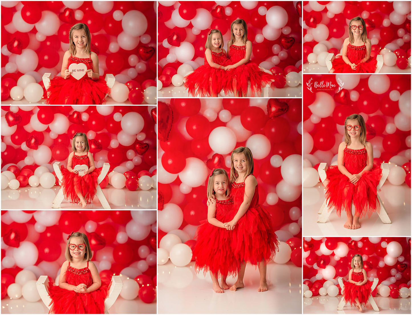 Loving Valentine Balloon Wall