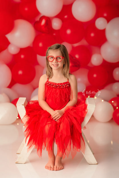 Loving Valentine Balloon Wall