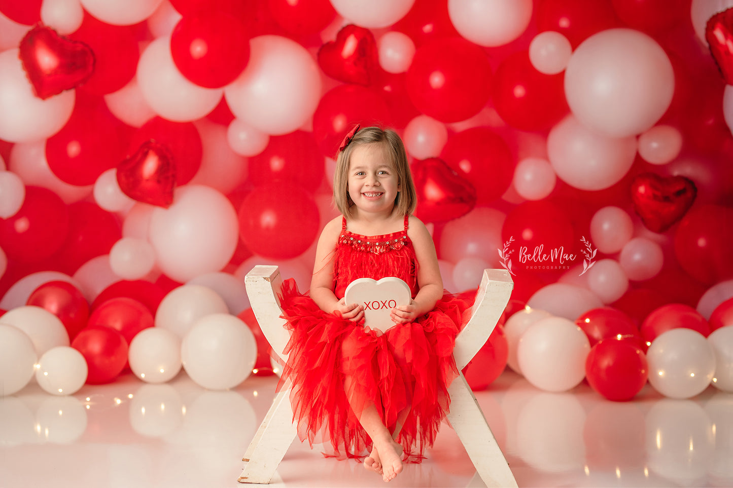 Loving Valentine Balloon Wall