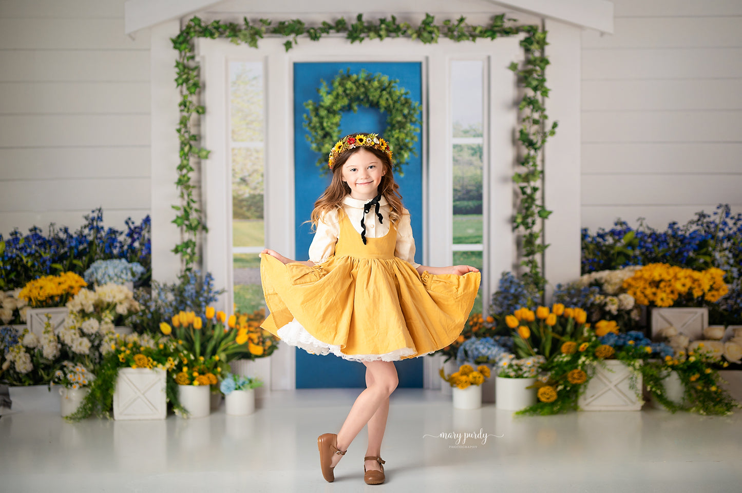 Serene Floral Farmhouse