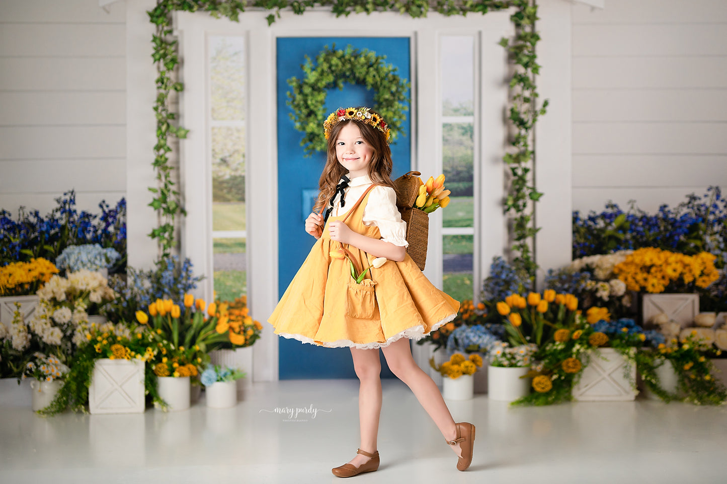 Serene Floral Farmhouse