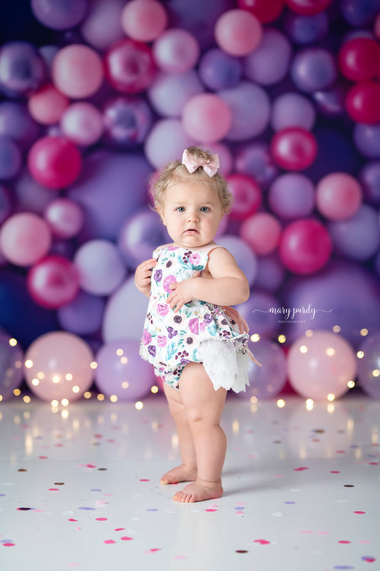 Fuchsia Forever Balloon Wall