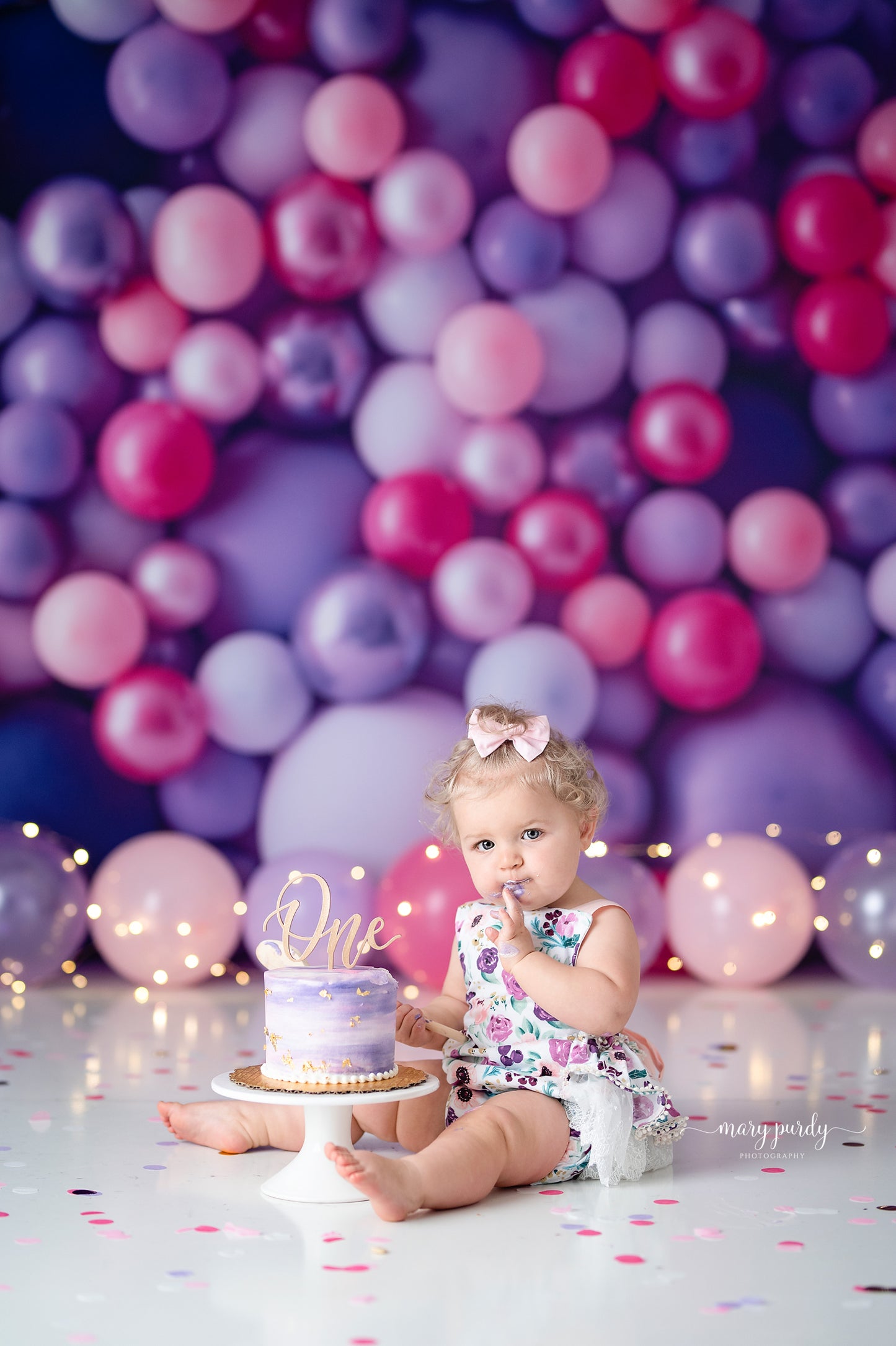 Fuchsia Forever Balloon Wall