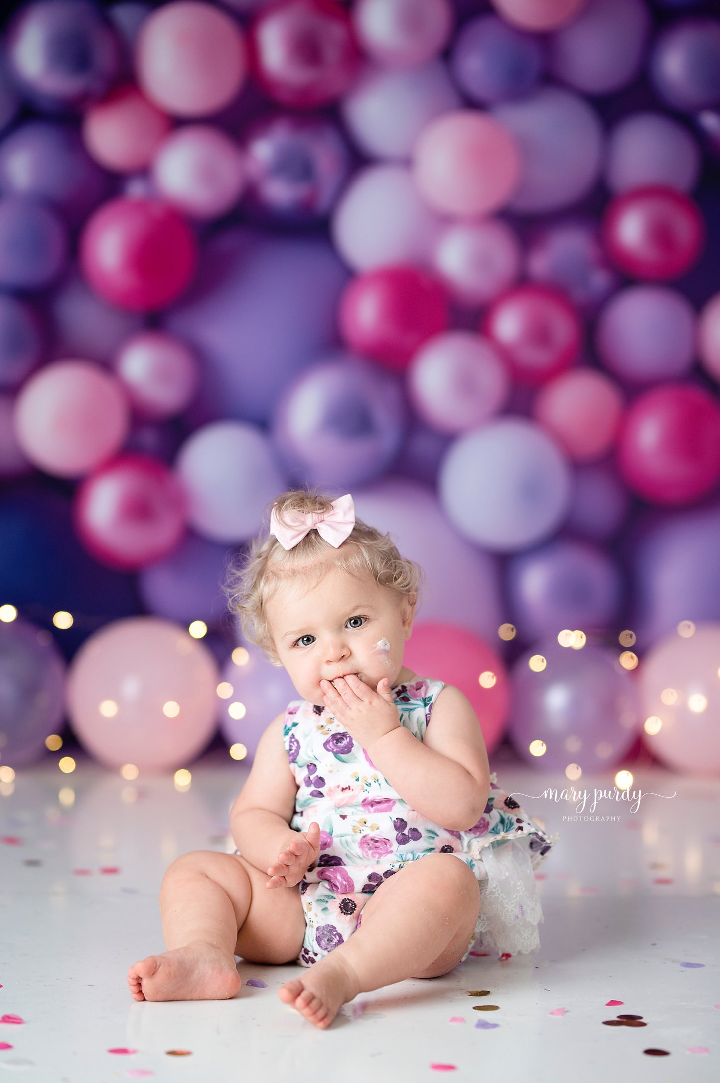 Fuchsia Forever Balloon Wall