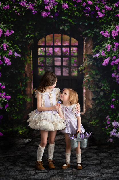 Purple Lilac Garden 2pc Set