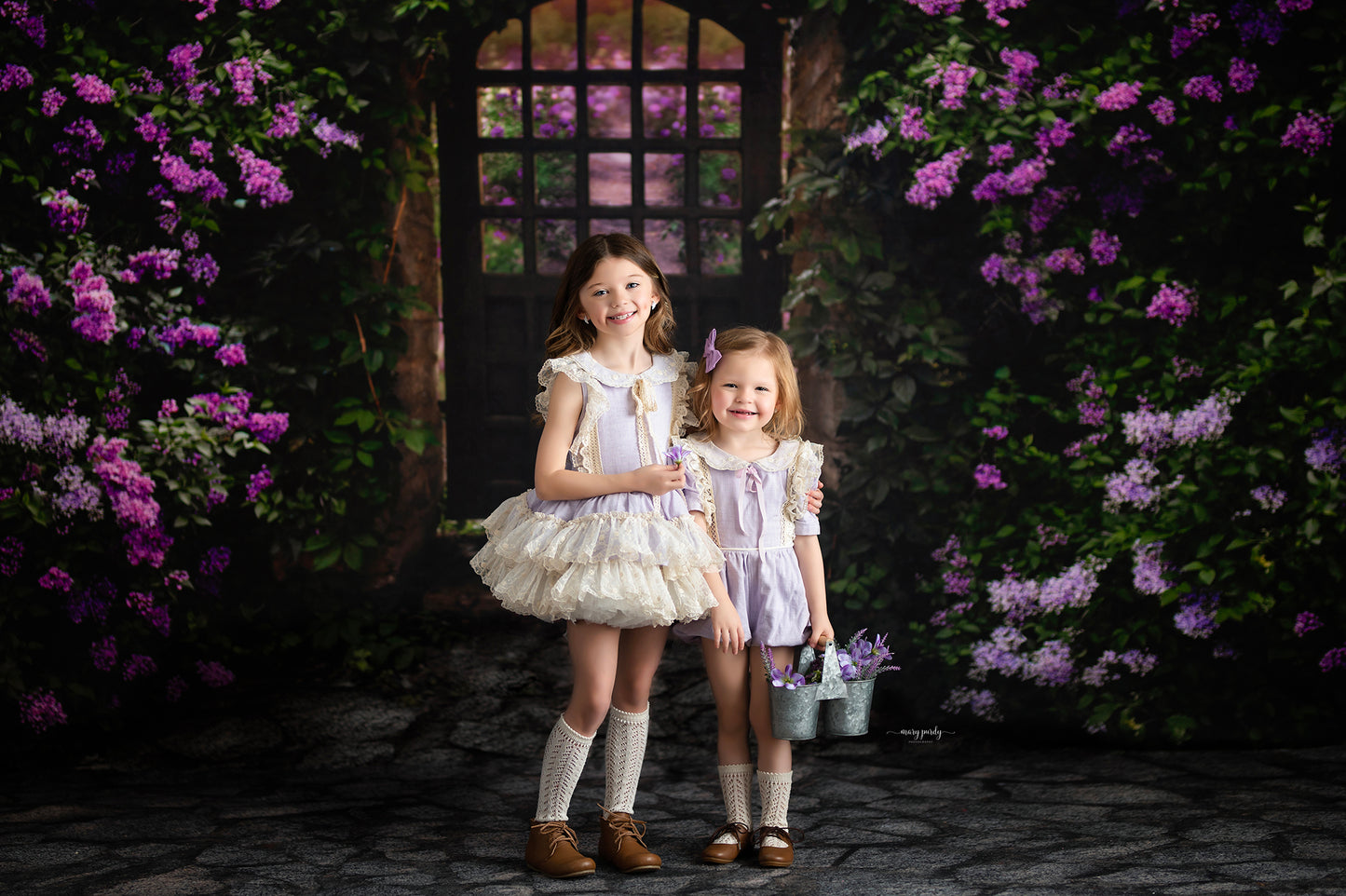 Purple Lilac Garden 2pc Set