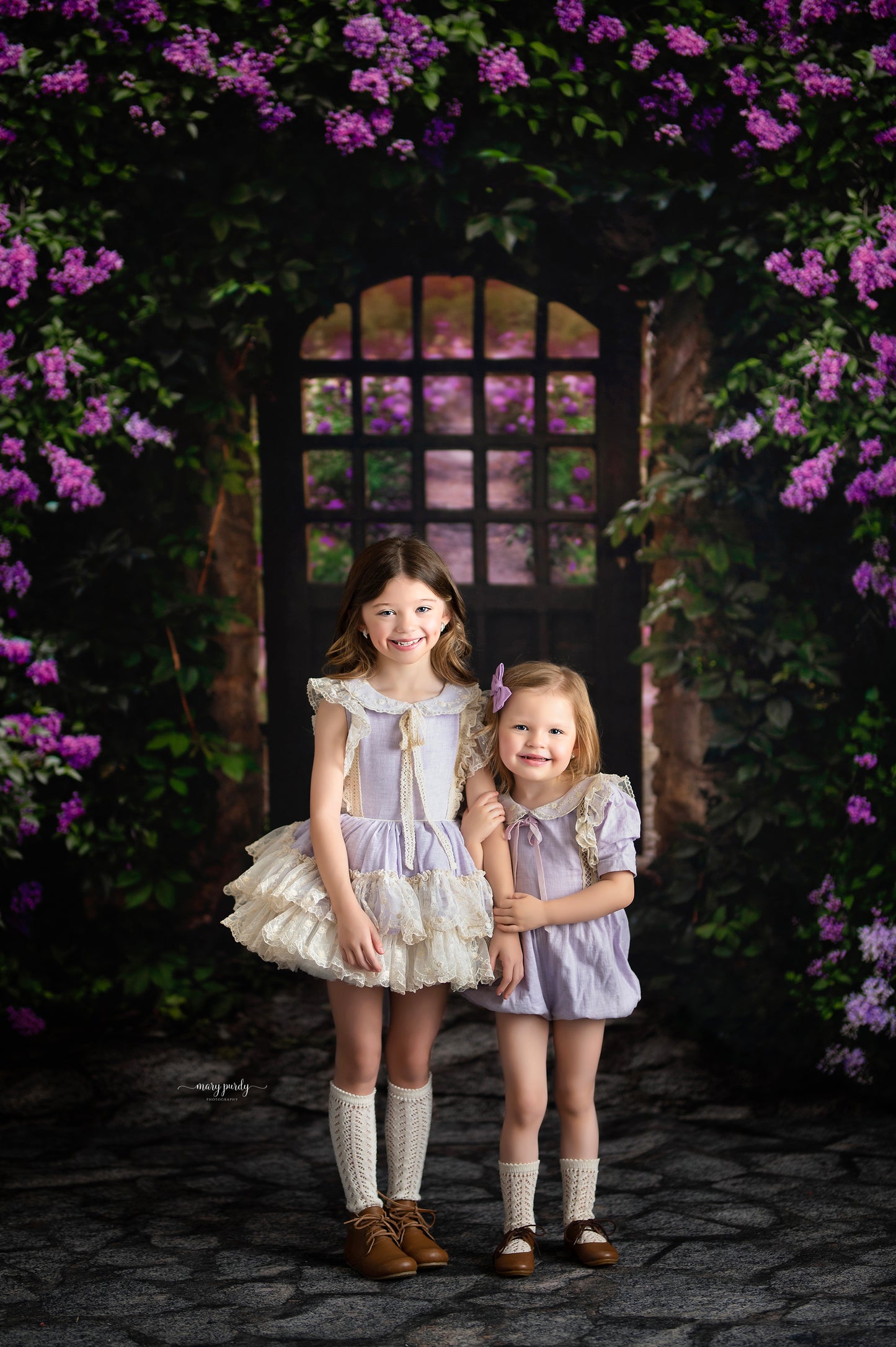 Purple Lilac Garden 2pc Set