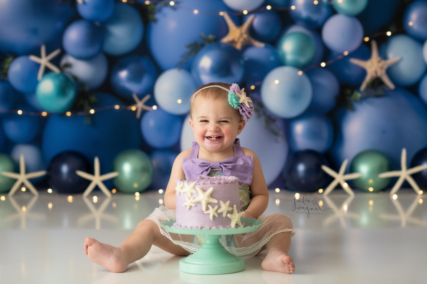 Mermaid Grotto Balloon Wall