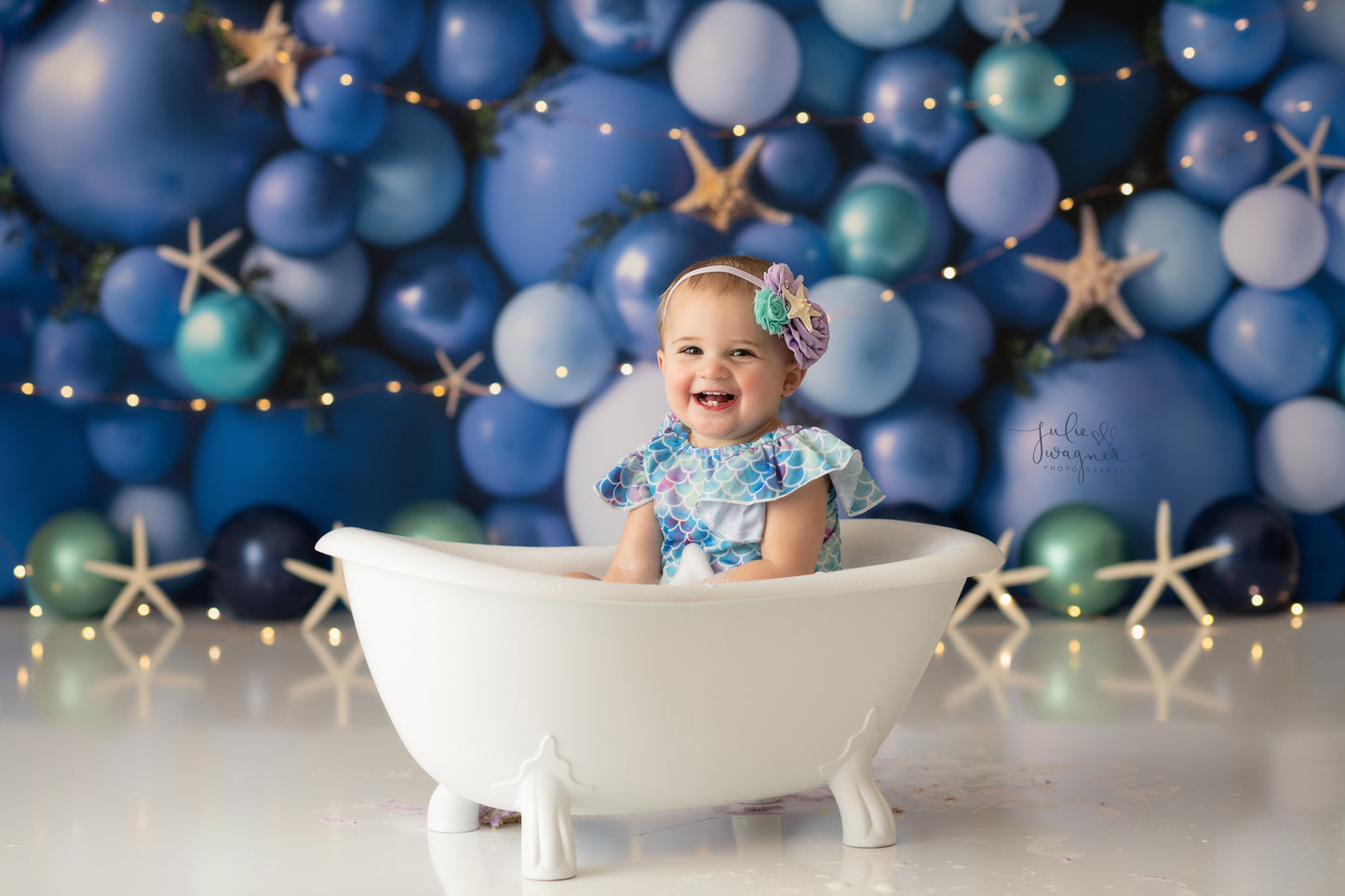 Mermaid Grotto Balloon Wall