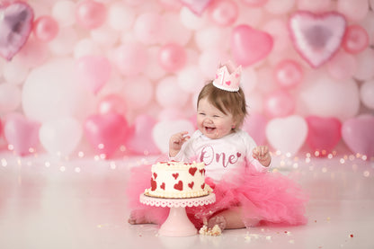 Pastel Valentine Balloon Wall